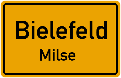 Straßenverzeichnis Bielefeld Milse