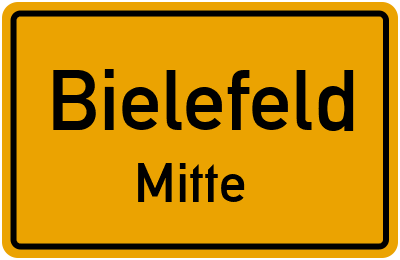 Straßenverzeichnis Bielefeld Mitte