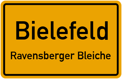 Straßenverzeichnis Bielefeld Ravensberger Bleiche