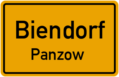 Straßenverzeichnis Biendorf Panzow