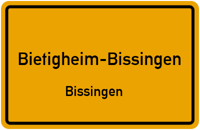 Straßenverzeichnis Bietigheim-Bissingen Bissingen