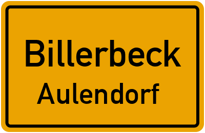 Straßenverzeichnis Billerbeck Aulendorf