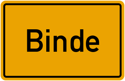 Binde in Sachsen-Anhalt