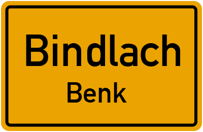 Straßenverzeichnis Bindlach Benk