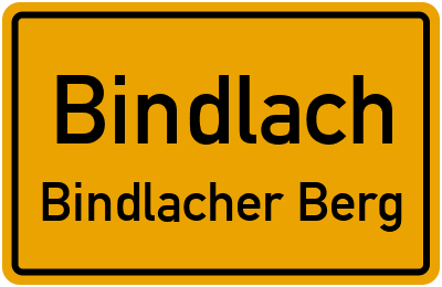 Straßenverzeichnis Bindlach Bindlacher Berg