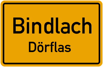 Straßenverzeichnis Bindlach Dörflas