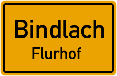 Straßenverzeichnis Bindlach Flurhof