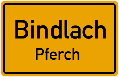 Straßenverzeichnis Bindlach Pferch