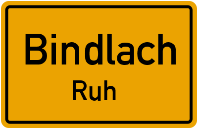 Straßenverzeichnis Bindlach Ruh