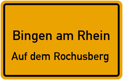 Straßenverzeichnis Bingen am Rhein Auf dem Rochusberg