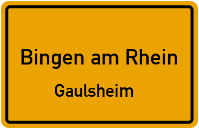 Straßenverzeichnis Bingen am Rhein Gaulsheim