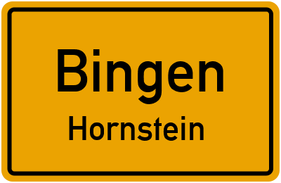 Straßenverzeichnis Bingen Hornstein