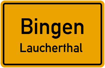 Straßenverzeichnis Bingen Laucherthal
