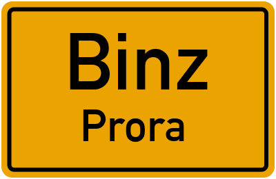Straßenverzeichnis Binz Prora