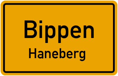 Straßenverzeichnis Bippen Haneberg