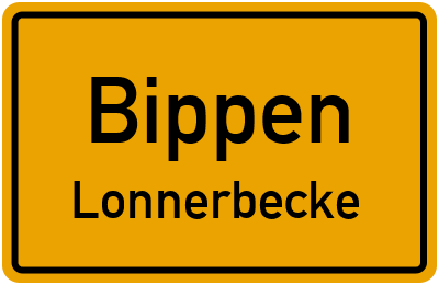 Straßenverzeichnis Bippen Lonnerbecke