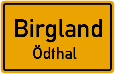 Straßenverzeichnis Birgland Ödthal
