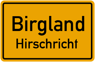 Straßenverzeichnis Birgland Hirschricht