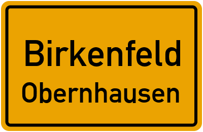Straßenverzeichnis Birkenfeld Obernhausen