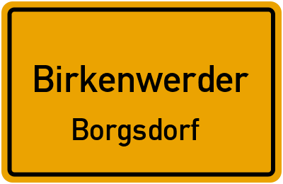Straßenverzeichnis Birkenwerder Borgsdorf