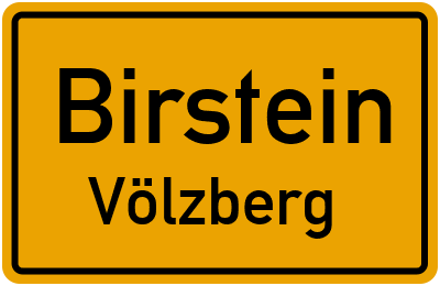 Straßenverzeichnis Birstein Völzberg