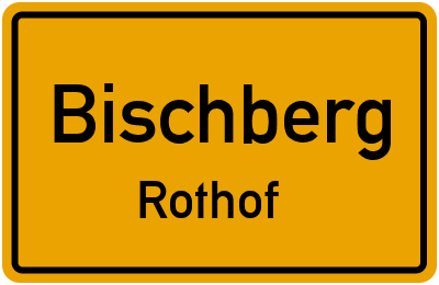 Straßenverzeichnis Bischberg Rothof