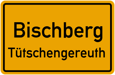 Straßenverzeichnis Bischberg Tütschengereuth