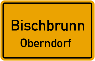 Straßenverzeichnis Bischbrunn Oberndorf
