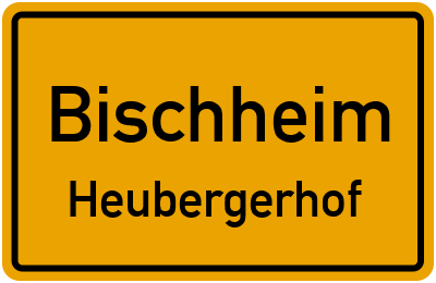 Straßenverzeichnis Bischheim Heubergerhof