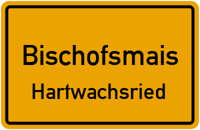 Straßenverzeichnis Bischofsmais Hartwachsried