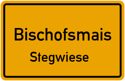 Straßenverzeichnis Bischofsmais Stegwiese