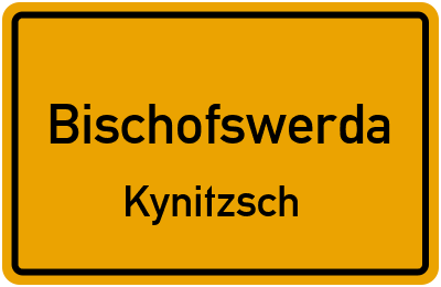 Straßenverzeichnis Bischofswerda Kynitzsch