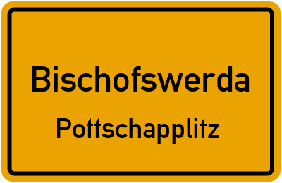 Straßenverzeichnis Bischofswerda Pottschapplitz