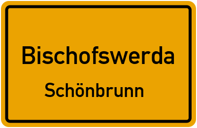 Straßenverzeichnis Bischofswerda Schönbrunn