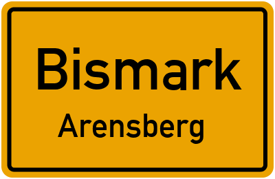 Straßenverzeichnis Bismark Arensberg