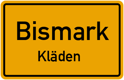 Straßenverzeichnis Bismark Kläden