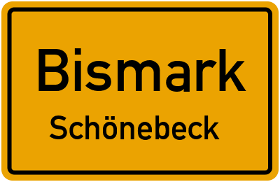 Straßenverzeichnis Bismark Schönebeck