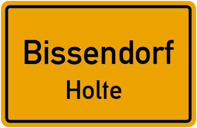 Straßenverzeichnis Bissendorf Holte