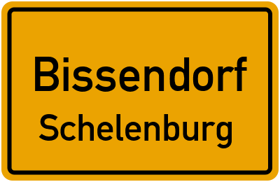 Ortsschild Bissendorf Schelenburg