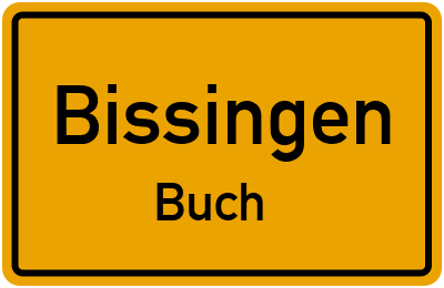 Straßenverzeichnis Bissingen Buch