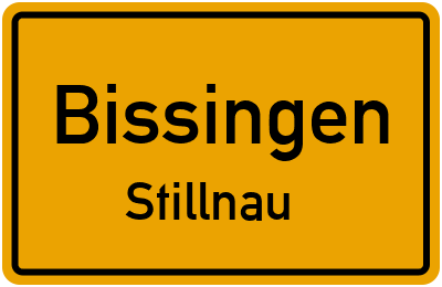 Ortsschild Bissingen Stillnau