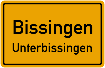 Straßenverzeichnis Bissingen Unterbissingen