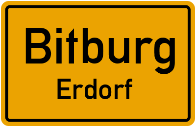 Straßenverzeichnis Bitburg Erdorf