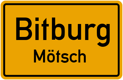 Straßenverzeichnis Bitburg Mötsch