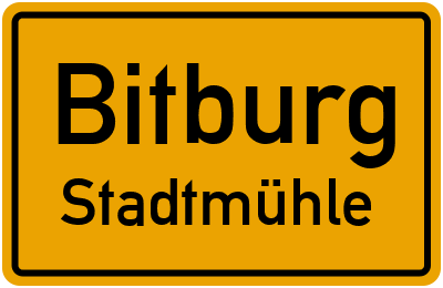 Straßenverzeichnis Bitburg Stadtmühle
