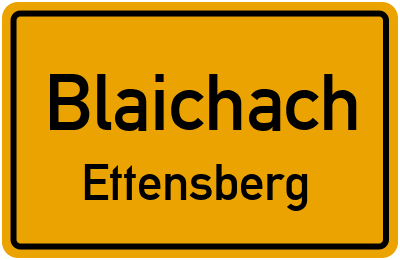 Ortsschild Blaichach Ettensberg