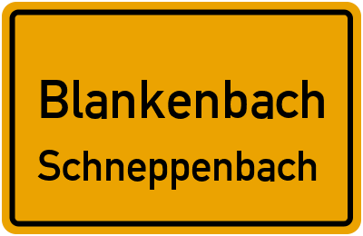 Straßenverzeichnis Blankenbach Schneppenbach