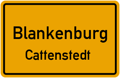 Straßenverzeichnis Blankenburg Cattenstedt