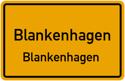 Straßenverzeichnis Blankenhagen Blankenhagen