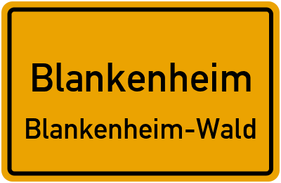 Straßenverzeichnis Blankenheim Blankenheim-Wald